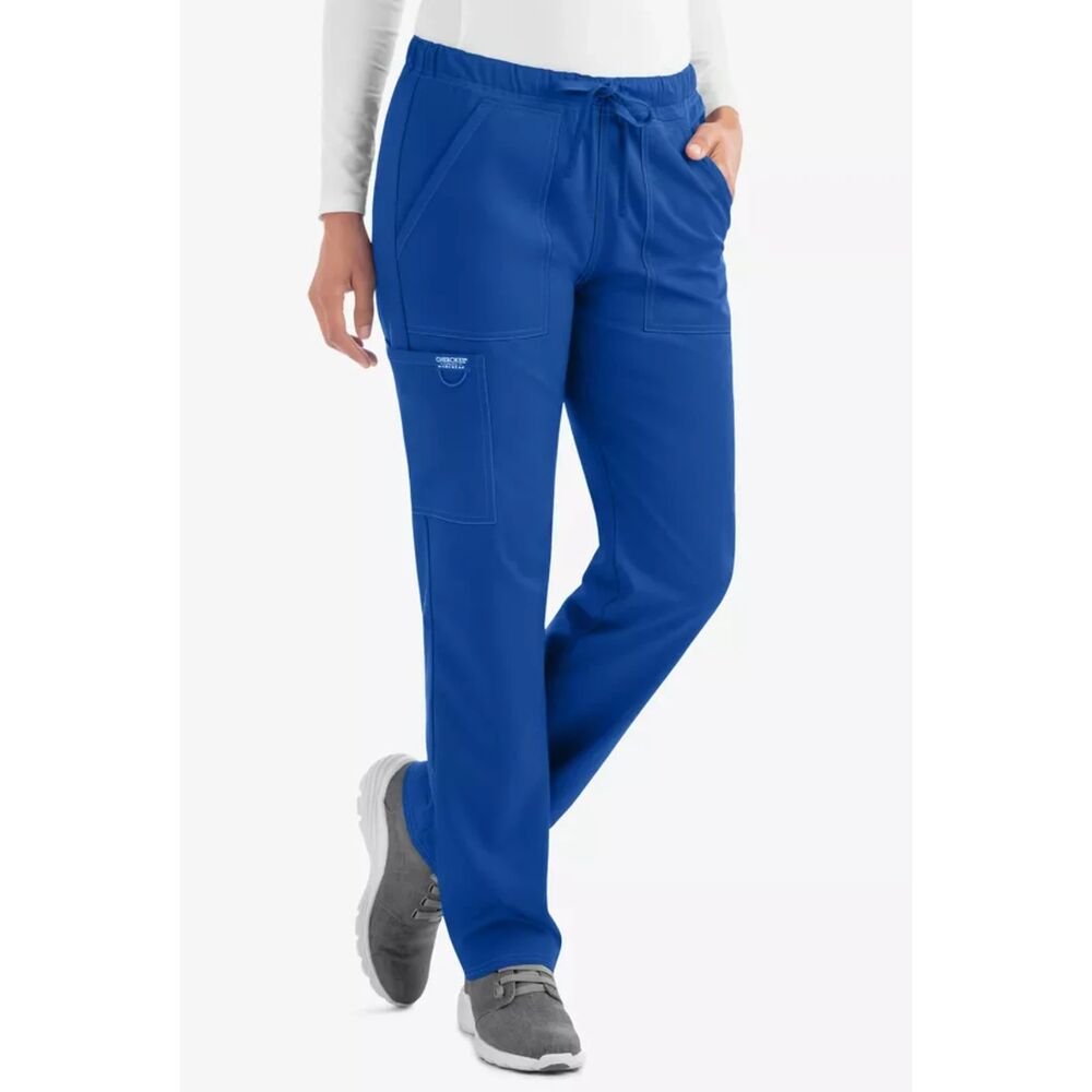 Cherokee Workwear Revolution Unisex Stretch Cargo Tapered Leg Scrub Pants